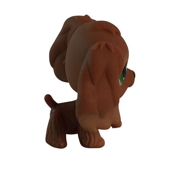 Littlest Pet Shop LPS #344 #252 White Brown Cocker Spaniel Puppy Dogs - Picture 10 of 11